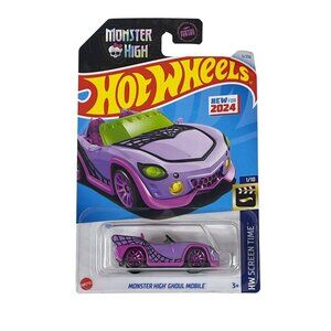 Hot Wheels Monster High Ghoul Mobile 2024 HW Screen Time Car 1/10 Collectible